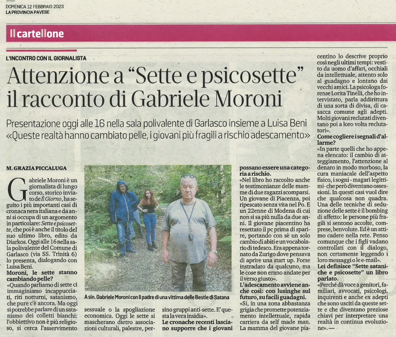 Recensione La Provincia Pavese
